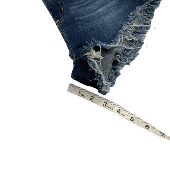kan Can high rise Denim Shorts Women's/Juniors Sz 3 frayed Hem - Picture 6 of 6
